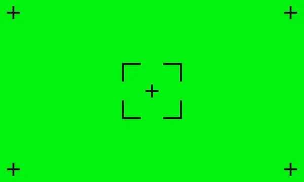 Pozadí Obrazovky Zelené Barvy Značky Pohybu Vfx Art Design Zelená — Stockový vektor