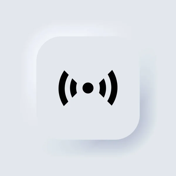 Icona Wireless Wifi Simbolo Del Segnale Segnale Visualizzazione Icona Wireless — Vettoriale Stock