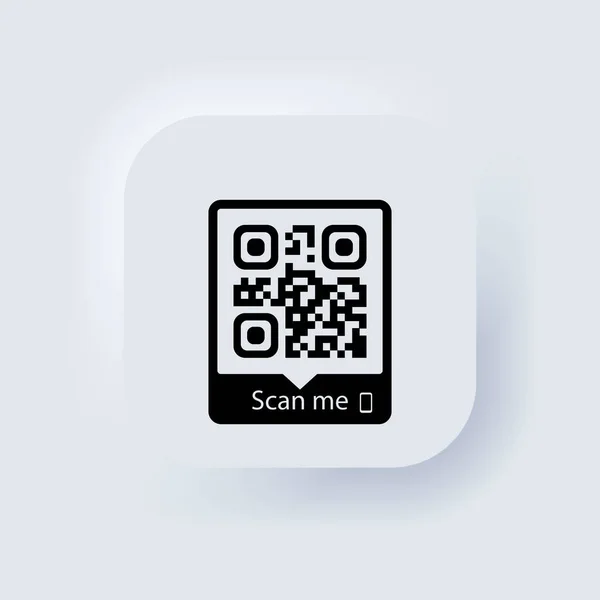 Code Scan Moi Pour Smartphone Code Pour Application Mobile Paiement — Image vectorielle