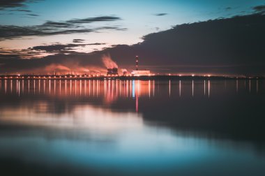 Lake night beautiful