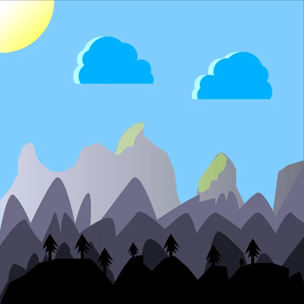 Paisaje — Vector de stock