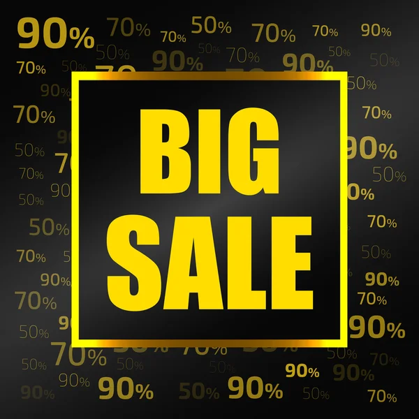 Vector Big sale banner — Stock Vector
