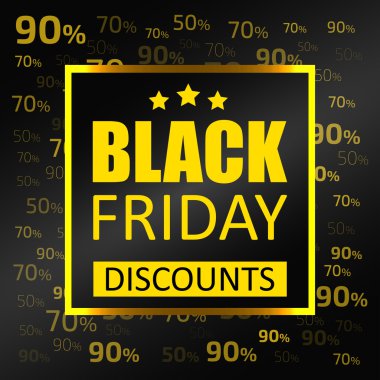 Kara Cuma indirimli afişi