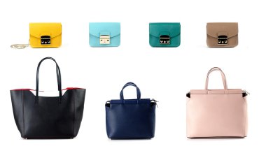 izole kadın deri çanta