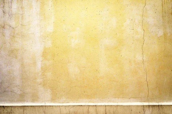 Vintage yellow plaster wall background — Stock Photo, Image