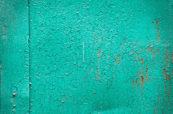 Blue painted rust metal texture — Stock Photo, Image