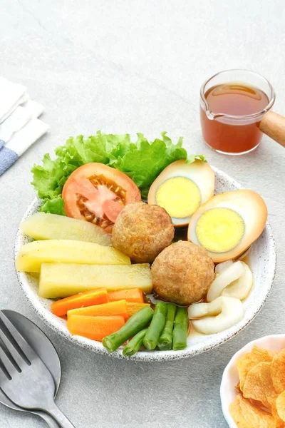 Selat Solo Traditional Javanese Dish Has European Influences Originates Solo — Stock Photo, Image