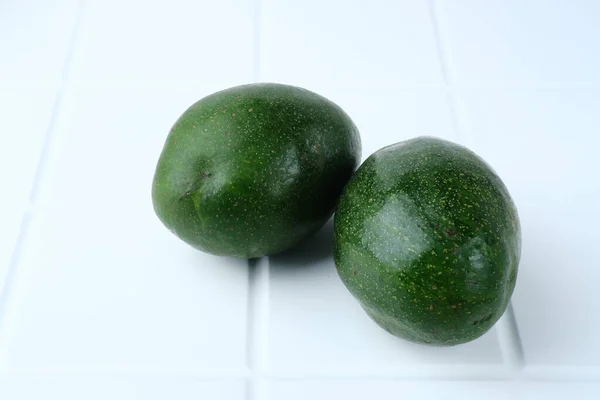 Alpukat Або Avocado Persea Americana Стиглий Свіжий Ізольований Білому Тлі — стокове фото