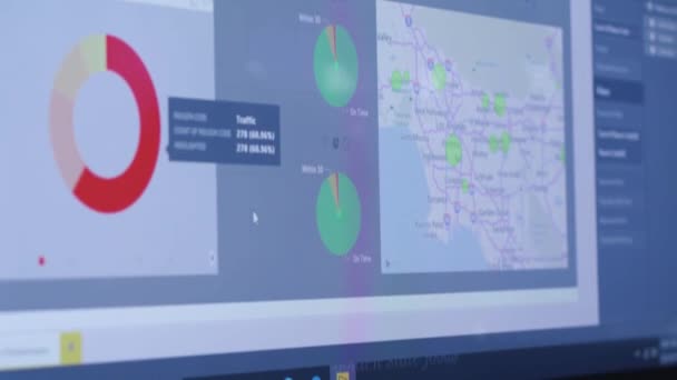 En skärmdump av en dator — Stockvideo