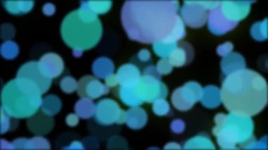 A odak dışı düşen mavi bokeh