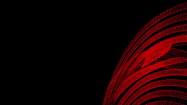 A Red abstract animation for a title sequence — 비디오