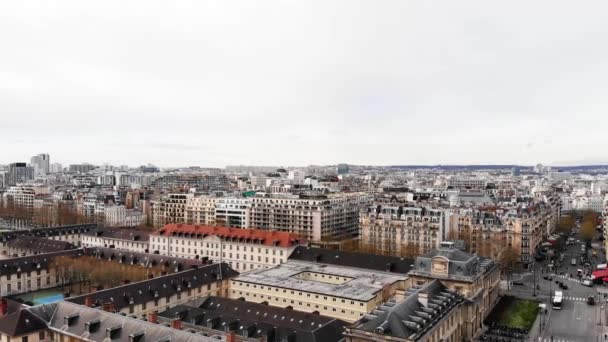Tracking right on Paris France — Stock Video