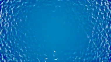 Okyanus mavisi bir su patern hareketi grafiğiyle tepki veriyor