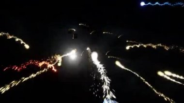 Gökyüzünde havai fişekler