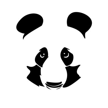 Beyaz arka plan üzerinde vektör cheetah kalem portre