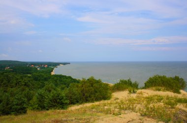 Ölü Dunes, Curonian Spit görünümünü