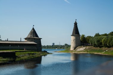 Pskov. Kremlin gündoğumu