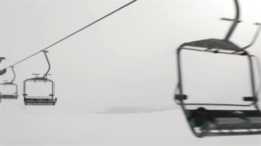 Boş teleferik pyrenees içinde