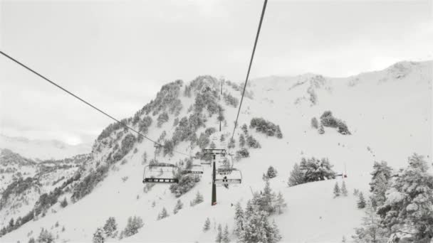 Téléski en haute montagne — Video