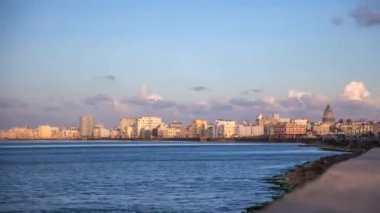 La Habana manzarası zaman atlamalı