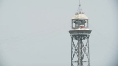 Hava tramvay ve Barselona Kulesi