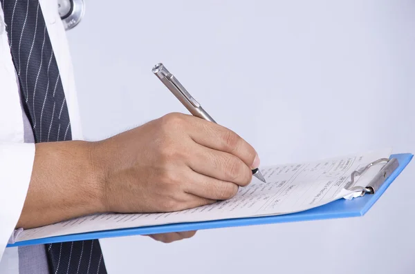 Doctor write on board — Stock Photo, Image
