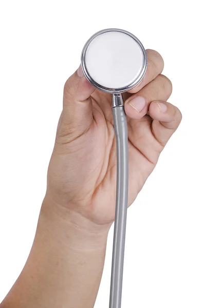 Doctor holding stethoscope Stock Picture