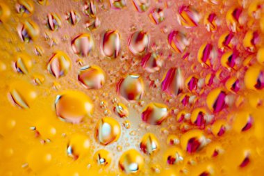 Renkli sıvı damlacıkları arka plan