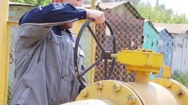 Gaz vanası çalışma kapatır