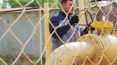 Gaz vanası çalışma kapatır