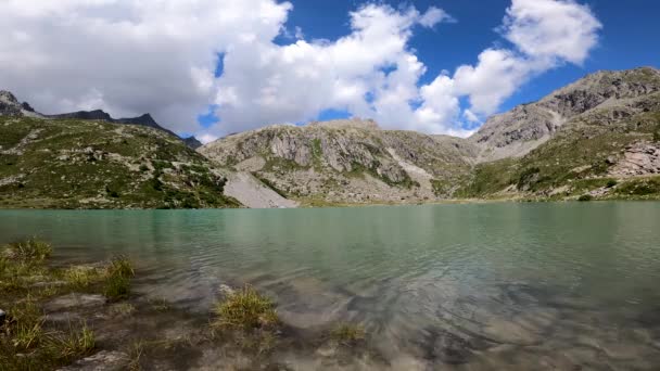 Panorama Sobre Lago Negro Bedole Dolomiti Italia — Vídeos de Stock