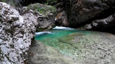 Blue Lake Panorama - Dolomitler İtalya