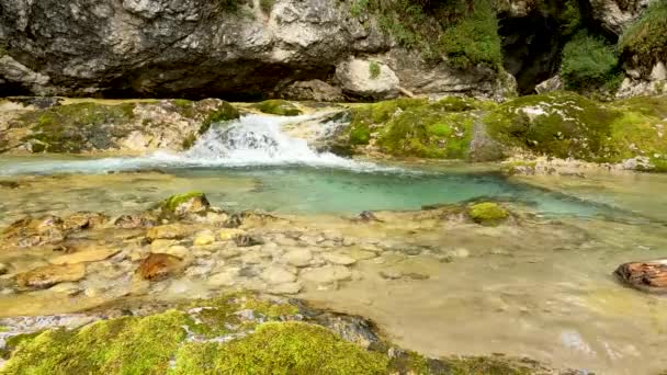 Alpenlandschap Voor Meditatie Ontspanning — Stockvideo