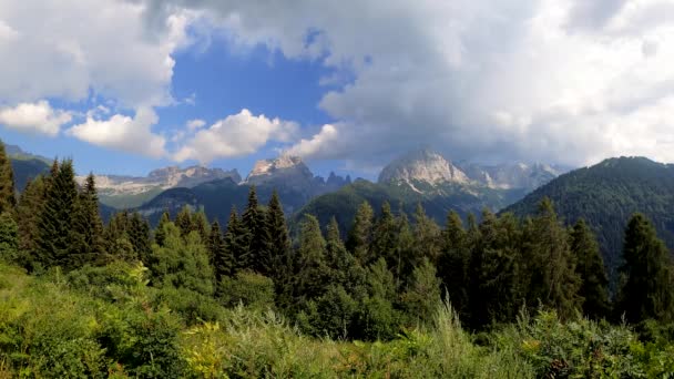 Paisaje Los Dolomitas Italia — Vídeos de Stock