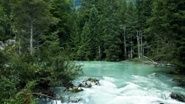 Hava Aracı Amola Nın Yeşil Gölü Panoraması — Stok video