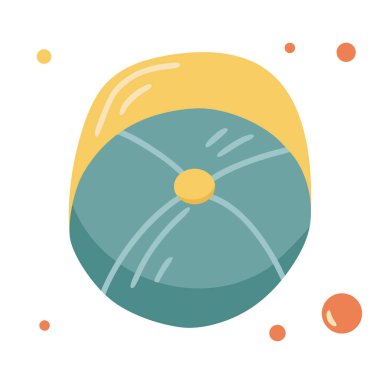 Kamp ve açık hava eğlence seti, beyaz arka planda izole edilmiş, kamp ilanı, kart, poster, tişört tasarımı için kullanılabilir. Vektör illüstrasyonu.