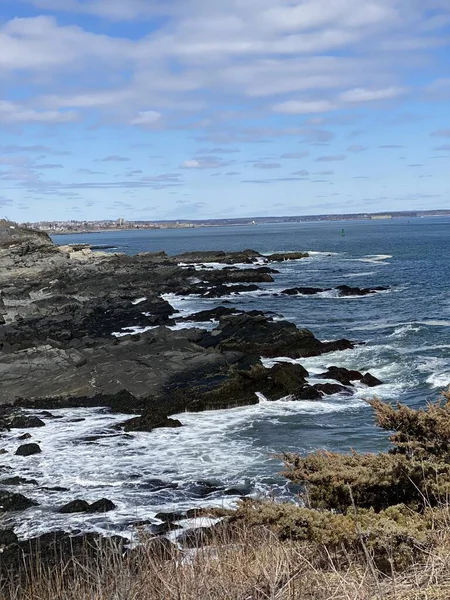 Maine Usa Aussichtspunkt Meer — Stockfoto