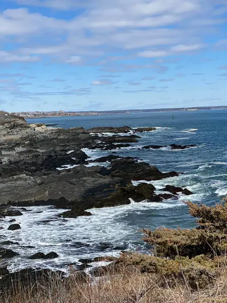 Maine Usa Aussichtspunkt Meer — Stockfoto