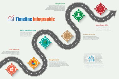 Soyut arkaplan dönüm noktası olan iş haritası bilgi çizelgesi şablonu modern diyagram teknolojisi dijital pazarlama veri sunum grafiği çizelgesi gösterimi