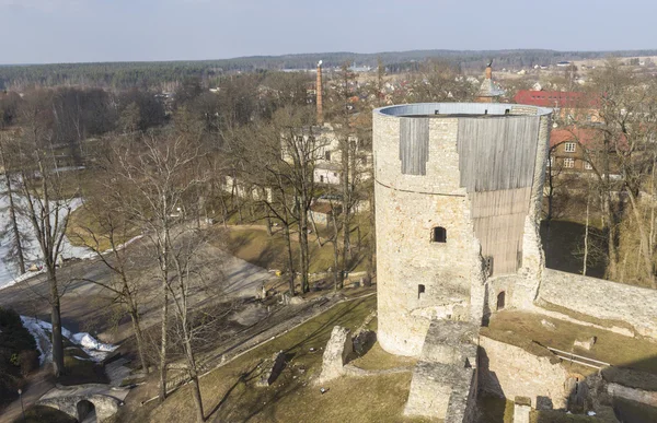 Castillo medieval de Cesis . —  Fotos de Stock