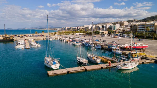 Marina Van Rethymno Kreta Griekenland — Stockfoto