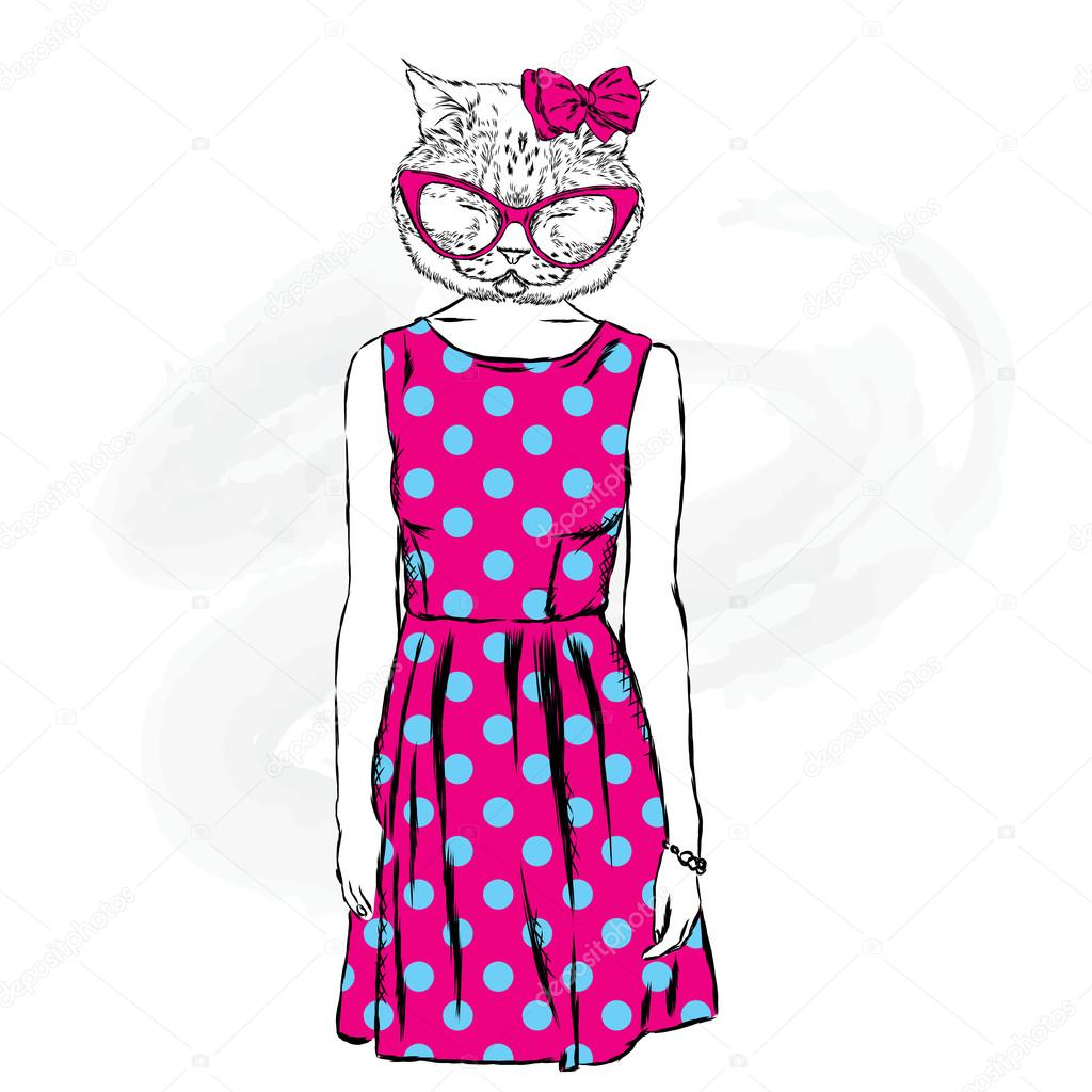 Cat In Human Clothes