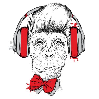 Monkey With Headphones : Amazon Com Steez Monkey Headphones Urban Pop Art Music Poster 16 X 20 Inches Prints Posters Prints : New users enjoy 60% off.