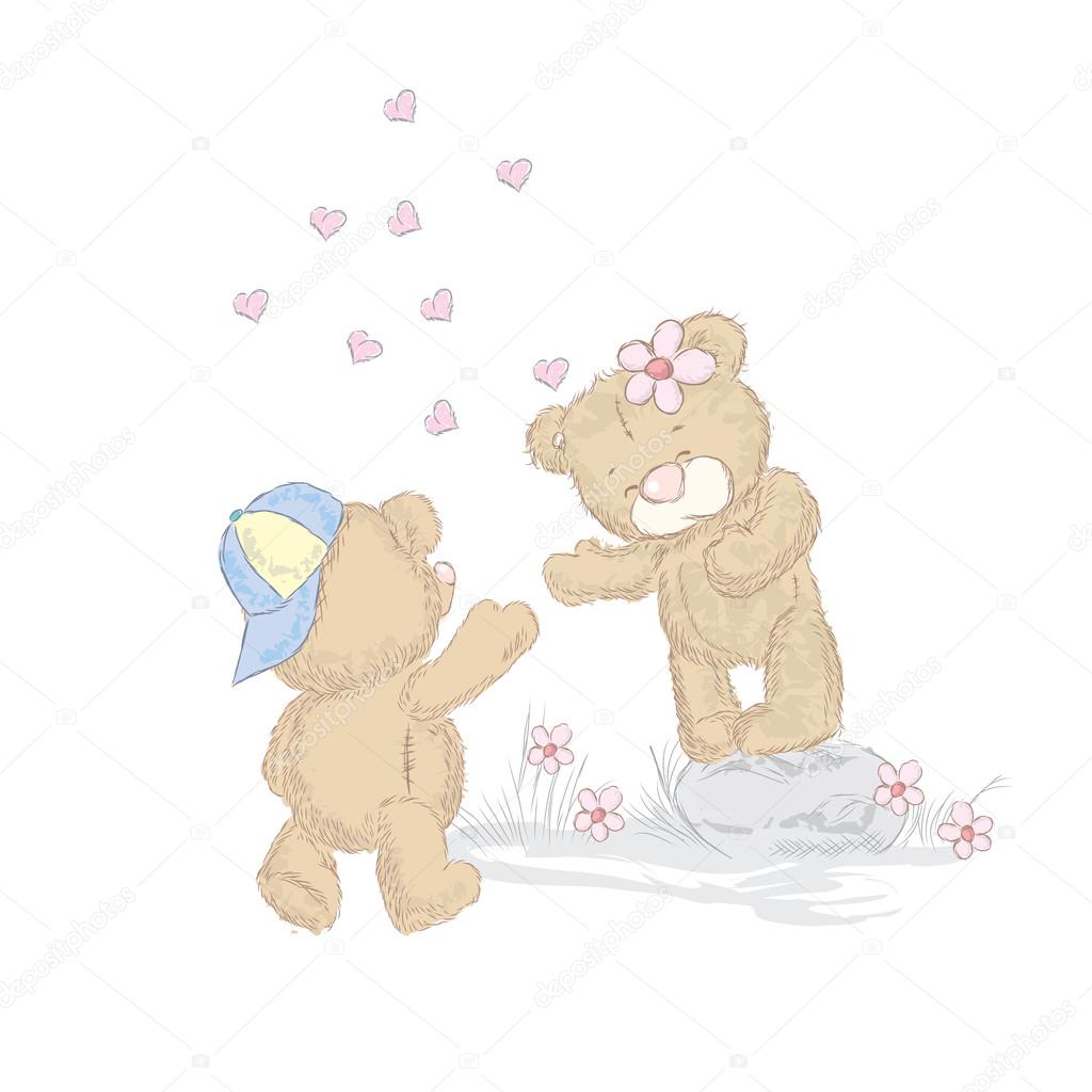 Immagini vettoriali stock di Cuccioli di orso | DepositPhotos, image size:1024x1024