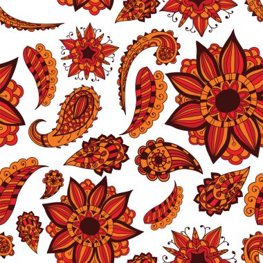 Sorunsuz süsleme. Güzel doodle. Tasarım öğeleri.