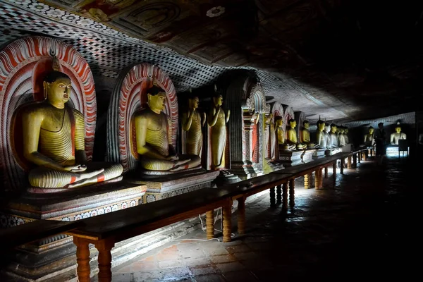 Buddha Statues Dambulla Cave Temple Sri Lanka — Stock Photo, Image