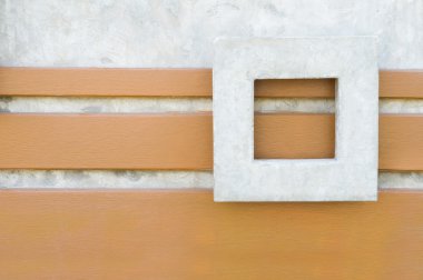 Kare çerçeve arka plan beton duvar