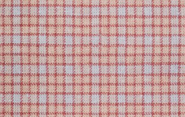 Sorunsuz kahverengi kareli kumaş doku