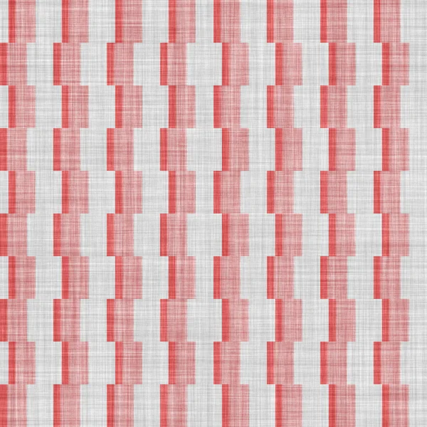 シームレスな赤と白の幾何学的なテクスチャー — ストック写真