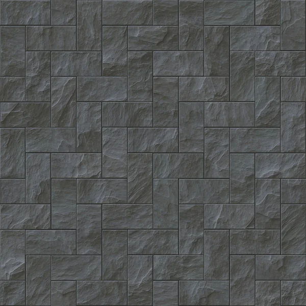 Seamless dark stone brick texture illustration — Stock Photo, Image